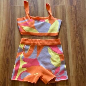 2-Piece Crop Top & Shorts